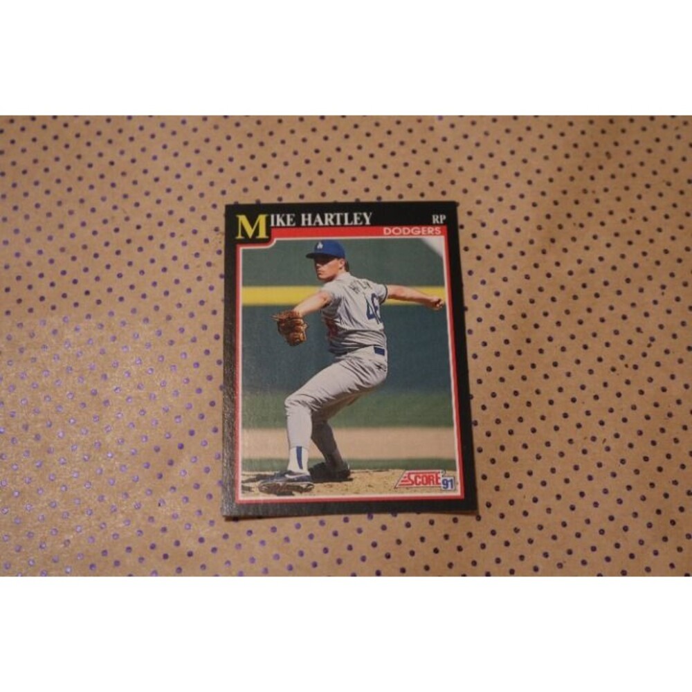 Mike Hartley #252 Baseball Card (1991)